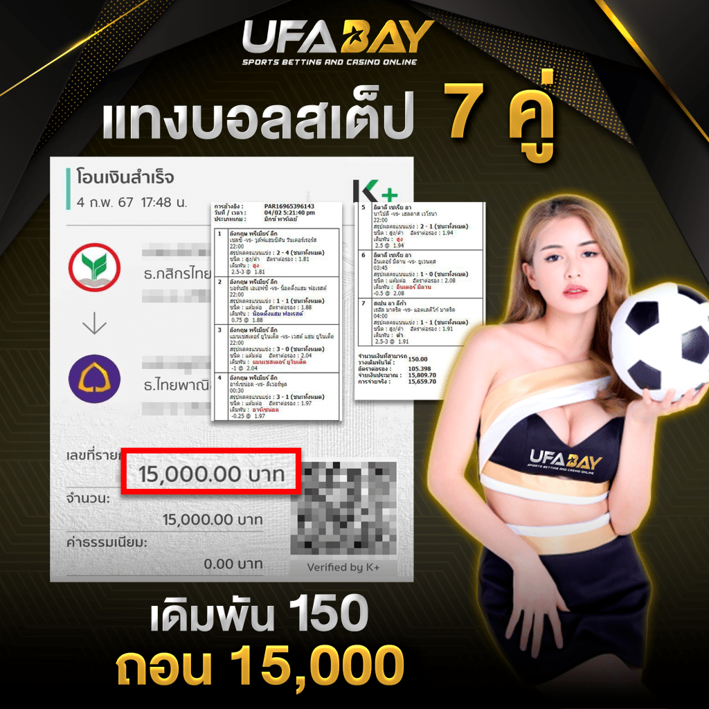 แทงบอลสเต็ป 7 คู่กินเต็มที่ UFABET (2)